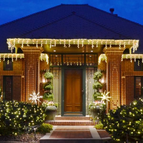 LED Freestyle Steel Icicle Warm White #LED-IC44WW *Set of 12*